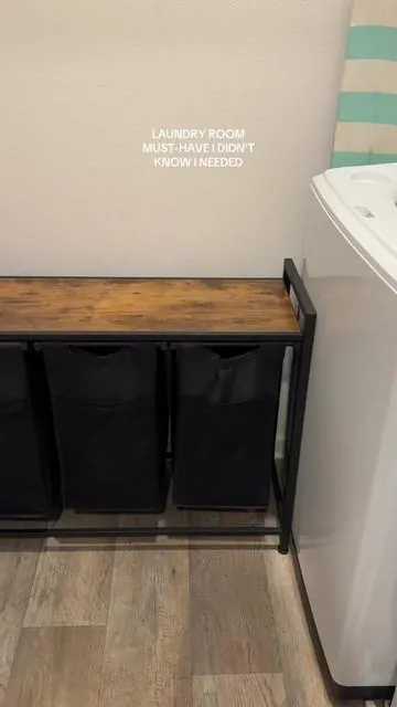 Small upgrade to my laundry room, but it makes such a big difference!! #laundryhamper #mothersdaygiftideas #momhacks #tiktokshopmothersday #tiktokshopstockup 