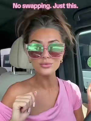 Fit-over sunglasses that sit right on top of my frames.#fitoversunglasses #LifeHack #sunglasses #tiktokshopmothersday #pink 