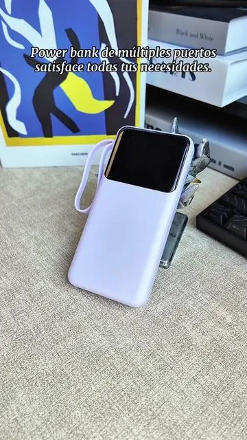 ¡Power bank de múltiples puertos, cubre todas tus necesidades y además con envío gratis a este precio!#batterpack #travelcharger #portablecharger #charger #powerbank         