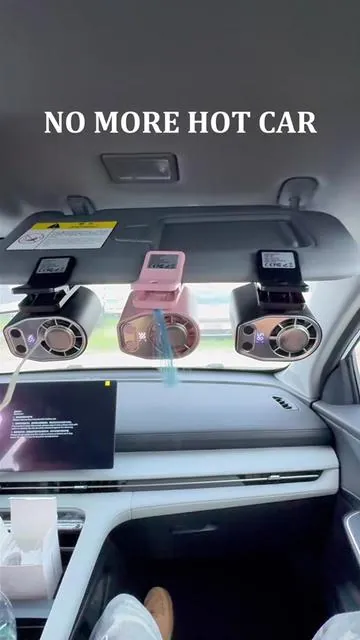 now my car feels so much better  #carhack #coolingfan #summeressentials #fyp #lifehack