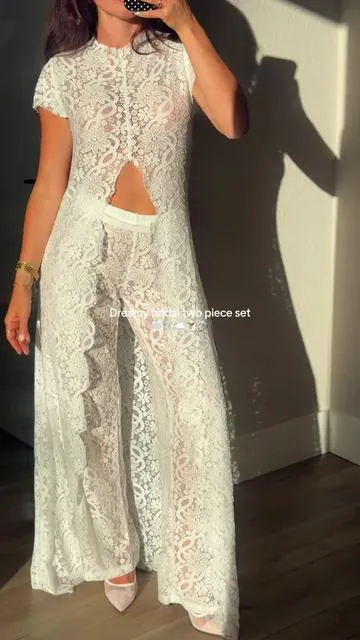 Dreamy bridal set!!!!! #2026brides #babyshower #brides #bridalfashion 