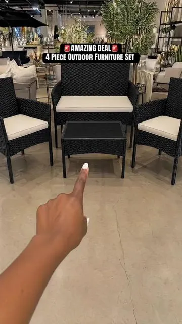 Amazing deal and they have multiple colors check it out now before its gone 😱👀🔥 #springsale #patio #furniture #outdoorfurniture #sale 