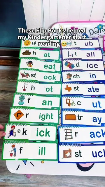 Sharing because Sometimes they just need a little help! These worked soo well  for us❤️ #readingforkids #flipbook #wordfamilies #kidslearning #phonicsforkids 