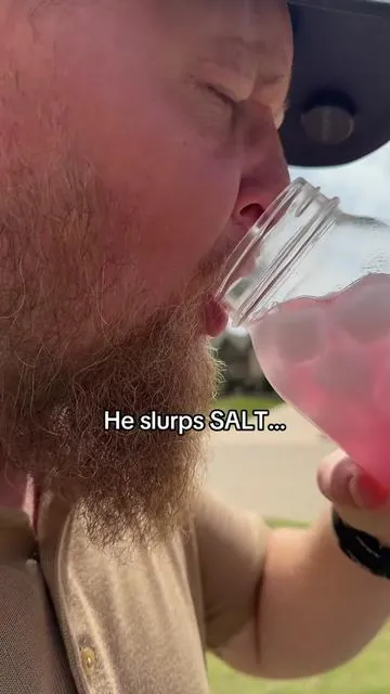 Dude loves his Firesalt… #hydration #electrolytes #hydrate #tiktokshopcreatorpicks #tiktokshopstockup 