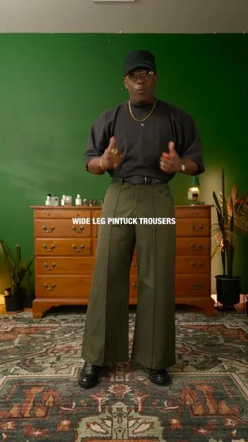 Men’s wide leg pants. Loose fit trousers. Casual dress pants men. What I like about these is how easy they are to style. The wider leg gives you room to build around the outfit without it feeling tight or restrictive, and that pintuck line keeps it sharp. You can throw these on with a button up, a knit, or even just a basic tee and it still looks intentional. From my perspective, these are the type of pants that make simple outfits look more put together without needing extra layers. If you’ve been trying to get into wider silhouettes, this is an easy entry point. #mensfashion #style #pants #streetwear #styleinspo 