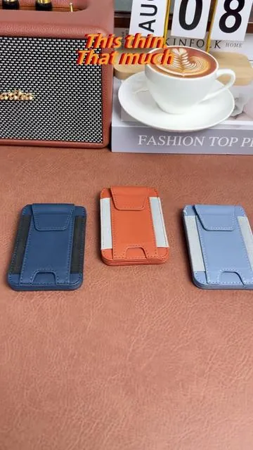 Fits 9 cards but feels like 2. Engineering magic, not sorcery. #magsafewallet #MagneticWallet #summervibes #findmy #FindMyWallet 