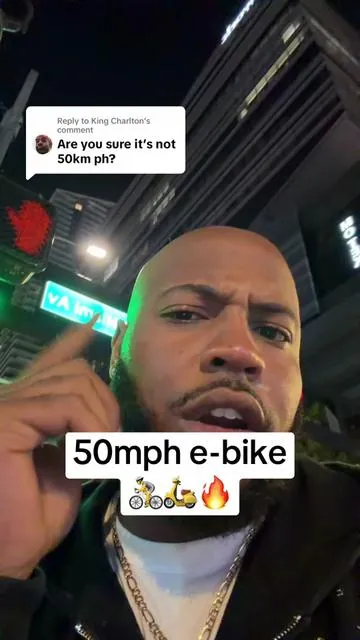 Replying to @King Charlton 50mph e-bike #tiktokshopstockup #electricbike #ebike 