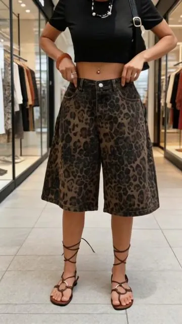 #summeroutfits #womenstreetstyle #denimjeans #shortsforwomen #fashiontiktok 