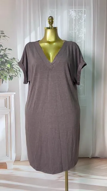 So compy!!#plussize #dress #shirtdress #spotlightfinds #tiktokshopstockup #weeklydeal #comfortable #plussizefashion #plussizedress #summervibes 
