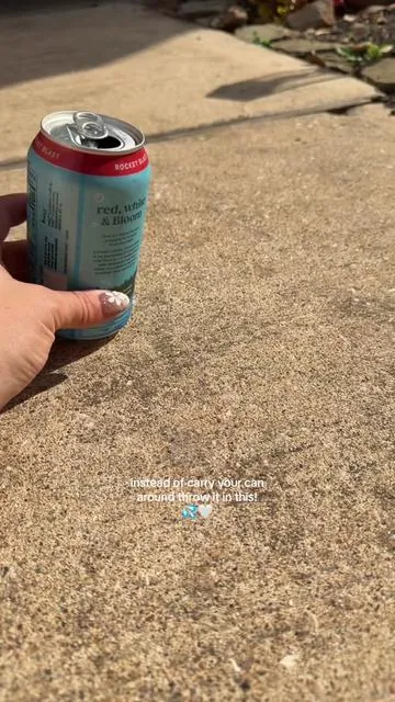 Wait this is so cool & much cuter to carry around 🤍💦 #cancooler #tumbler #canholder #summermusthaves 