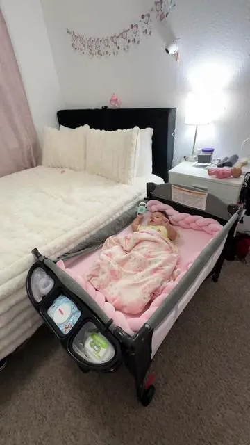 Cuna Baby Bassinet & Bedside Sleeper #babybassinet #newbornessentials #babymusthaves #momtok #babyproducts