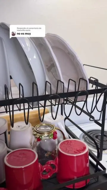 Respuesta a @maravilla maria Organizador para trastes #home #tiktokshopcreatorpicks #organizer #dishorganizer 
