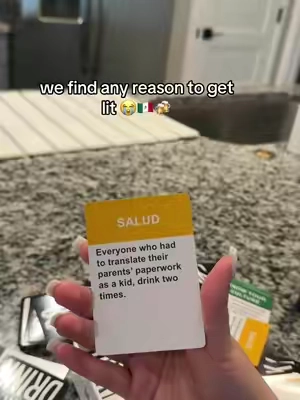 This game is so fun to play with your Latino family/friends #latino #drinkinggames #doordrink