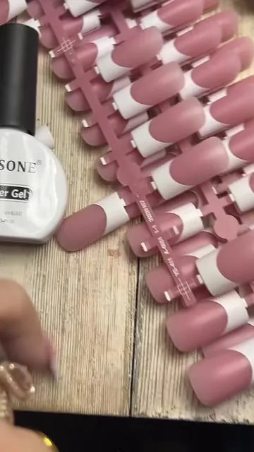 Gosh, I love doing my own nails. 💅🏼 #gelxnails#beginnernails#athomenails#nailapplication#tiktokshopstockup 