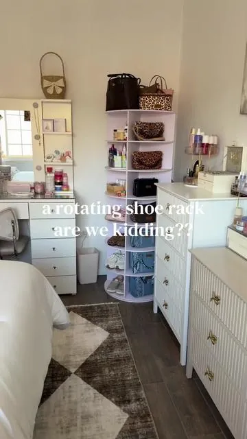 #rotatingshoerack #shoerack #rotatingorganizer #tiktokshopcreatorpicks 