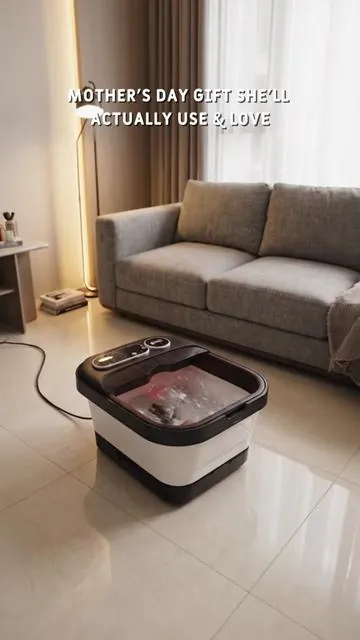 Home Foot Massage, Full Of Love For Mom.#MothersDayGift #GiftForMom #FootSpa #MassageTub #SelfCareForMom
 
