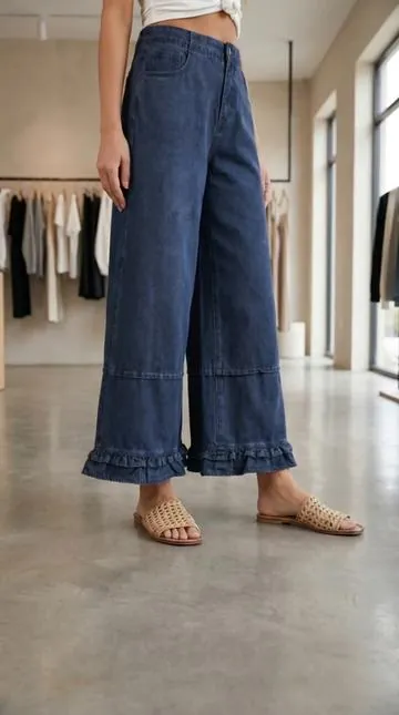 #widelegjeans #oversize #baggyjeans #denimpants #womenswear 