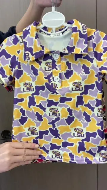 College team Sports Boys GameDay Camo football Polo Shirts #gamedayoutfit #collegegameday #camo #poloshirt #boypoloshirt 