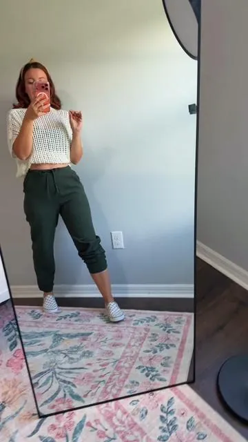 Lightweight cotton/linen blend pants 