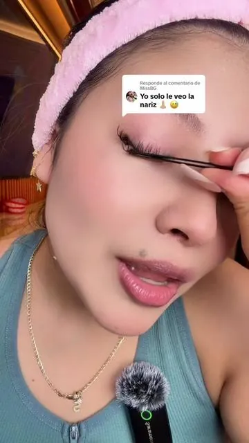 Respuesta a @MissBG Aiggg 🙈🤭tan bella 💕Ame su comentario 🤭🌸#tiktokshopstockup #tiktokshopmothersday #cofierlashes#pestañasnaturales#pestañassinpegamento  
