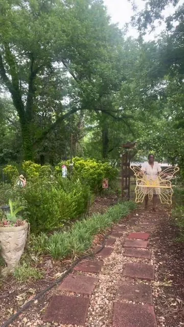 Beautiful, whimsical, fairytale land. Gives your patio or yard a special touch. #starterpicks#mothersdaygifts#butterflychair