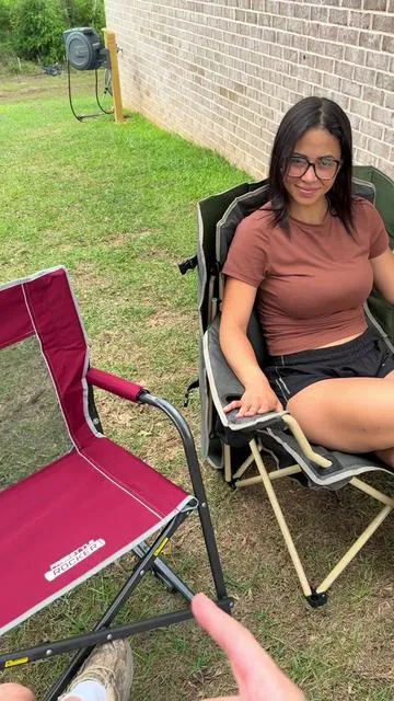 This is the chair of the summer and right now they’re running good sales on these #beachchair #patiochair #campingchair #outdoorchair 