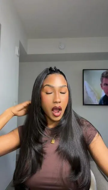 😮😮 @U&A HAIR SHOP #uahair #syntheticwig #syntheticwiginstall #vpartwig #easyinstall 