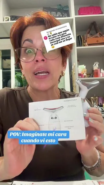 Respuesta a @🌻 este masajeador es parte de mis rutinas 2 veces al dia no mas de 15 min. Me relaja mucho la piel de Mi Cara #skincareroutine #motherdaygift #perfectgifts #glowingskin #tiktokshop 