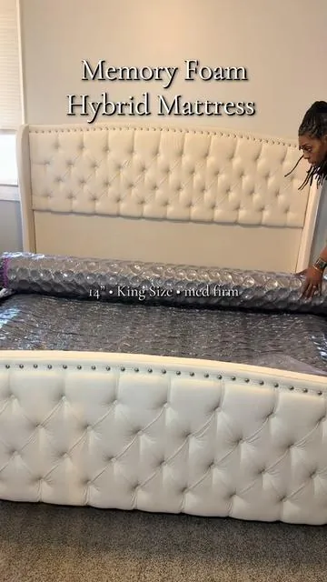 I’ve been getting the best sleep ever on this mattress #mattress #mattressinabox #bedroommakeover #newbed #bedroomfurniture 