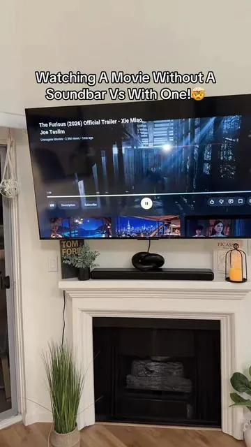 Bring the movie theatre experience to your home!🔥🙌🏾 #tcl #tclsoundbar #soundbar #hometheater #surroundsound 