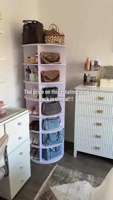 #rotatingshoerack #rotatingorganizer #shoerack #tiktokshopcreatorpicks 