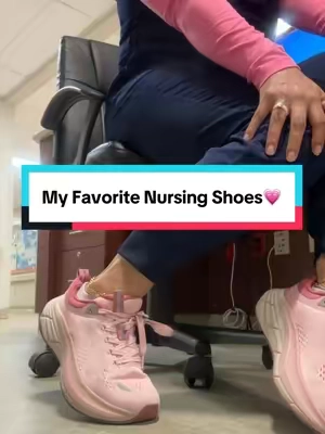 No regrets just comfort ! Saving money & still look cute!🥰 💗 #nursingshoes #runningshoes #walkingshoes #healthcareworker #comfortableshoes 