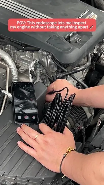 I can see every hidden part, leak, or wear spot without disassembling half the engine.#fix #tools #cartools #endoscope #tiktokshop 