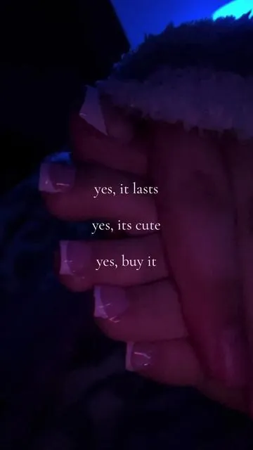 in baby pink <3 #foryou #mutuals #pressonnails #tiktokshop 