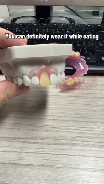 It's very sturdy#smileseek #tooth #Dentures #tiktokshopstockup 
