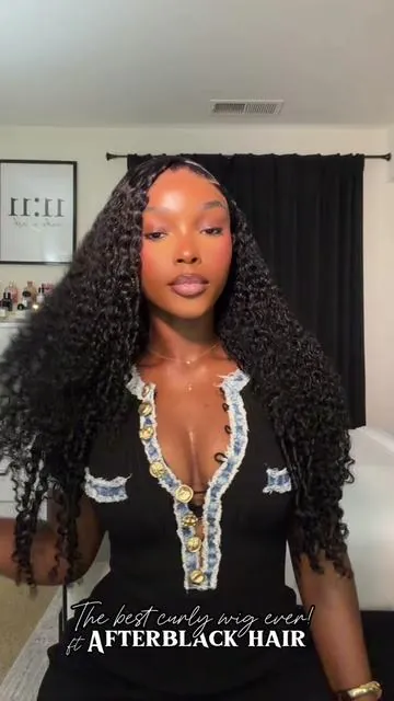 Weekly Deals Now🔥! 30 inch only $167🎉!!! Product details: 13x6 Full Lace Burmese Curly Frontal Wig 30" From @After Black Hair Shop  #WeeklyDeals #burmesecurly #afterblackhair #curlywig #frontalwig
