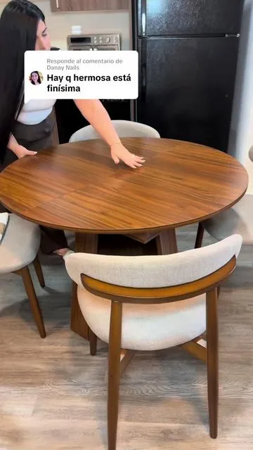Respuesta a @Danay Nails Extendable Round Dining Table #diningtable#extendable#moderna#minimalista#paratiiiiiiiiiiiiiiiiiiiiiiiiiiiiiii 