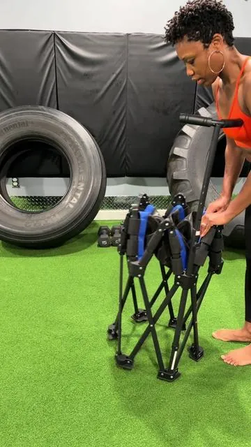 Mini trampoline. Start your fitness journey with this fold up mini trampoline. Great for warming up, working out, or having some fun. Compact and foldable. #minitrampoline #trampoline #trampolineworkout #athomeworkout 
