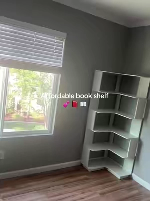 Corner shelf great for small rooms big rooms and organization. #homefinds #furniture #shelf 