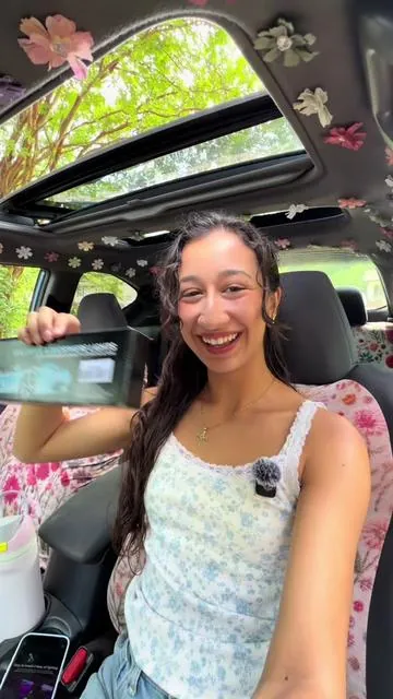 this was so worth it!! i just want to feel as home-y in my car as i do at home :)) #carlights #ledlights #caraccessories #cardecoration #colorfullife 