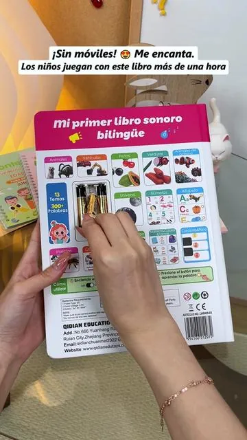 POV: She treats it like a game… but it’s actually 300+ Spanish + English bilingual words #educationaltoy #Giftidea #giftsforkids #weeklydeals #tiktokshopstockup 