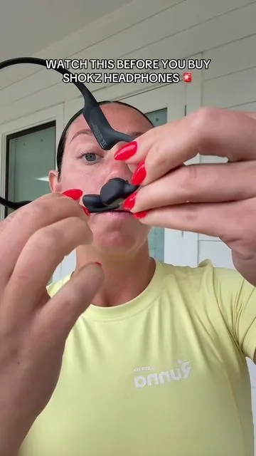honest review on my @SHOKZ openrun headphones… why did I wait so long to get these 🤯 #headphones #runner #runningearbuds #marathontraining #shokz  