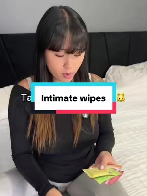 #intimatewipes #flavoredwipes #femininehygeine #tiktokshopcreatorpicks #sweetums 
