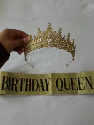 👑 🎂 #birthdaygirl #tiktokshop #crown #headband #viral 