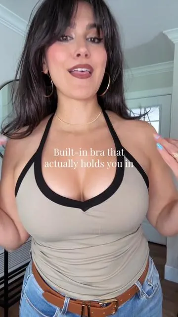 Finally found a racerback tank with a built in shelf bra that actually supports you 🙌 full length so it stays put, so many colors to choose from, and you can dress it up or down no matter the occasion. This one is a true closet staple. Linked in my post 🛍️ @Danysu Store #tiktokshopcreatorpicks #summervibes #racerbacktank #builtinbra #tiktokfashion  