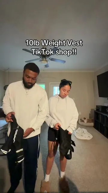Burn fat with this weight vest on TikTok shop!! #fyp #tiktokshop #weightedvest #summerbodyloading #theholmessweethome 
