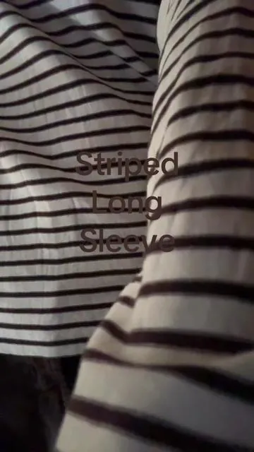 perfect length 🐳 #ootd #stripedshirt 