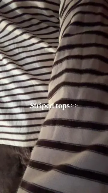 Stripped long sleeve 🥥 #ootd #tiktok 
