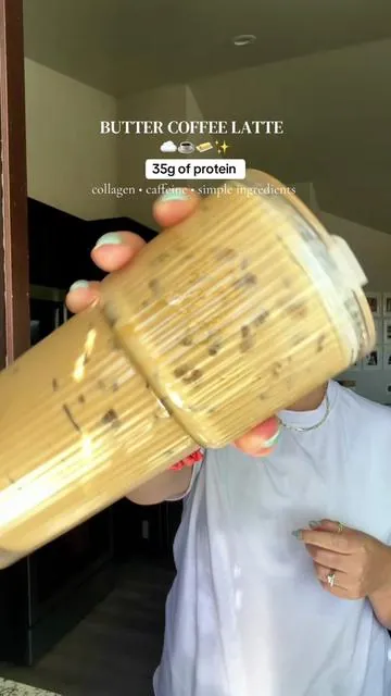 flavcity butter coffee protein powder ☕🧈✨ I was skeptical but this might be my new favorite @FlavCity #flavcitytakeover #flavcity #proteincoffee #highprotein 