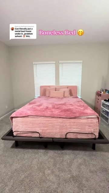 Replying to @Big Dime that’s exactly what I did for my boneless bed 🤭 #naturallyb  #bedframe  #bedframes  #summervibes  #tiktokshopmothersday 
